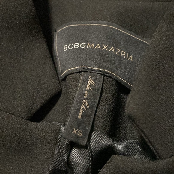 NWT BCBG Max Azria Black Arelia Faux Leather Jacket - Picture 7 of 8